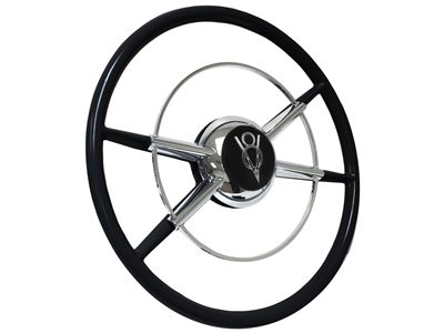 Crestliner Steering Wheel V8 Black Kit