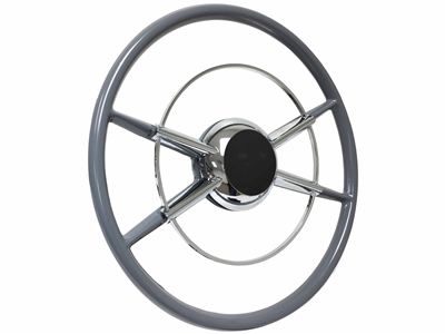 Crestliner Steering Wheel Kit , Hot Rod , Street Rod , F100 , Deluxe , Super Deluxe , Truck , Standard , Black Kit ,