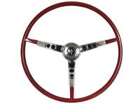 1965 Ford Mustang Red Steering Wheel Kit