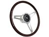Hot Rod Espresso  Steering Wheel 3 Spoke Slots
