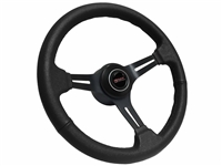GMC Resto Style Steering Wheel Black Kit