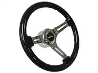 LimeWorks , Black Ash , Wood , Steering Wheel , Chrome Spoke , GM Spline , Ididit , Flaming River , Universal Column ,