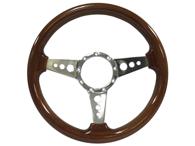 Auto Pro USA , Volante , S9 , Sport , Black , wood , Steering Wheel , GM , MOPAR , FORD , Corvette , Mustang , Charger , Challenger , Camaro , El camino , Impala , bel air , nova , chevy II , oldsmobile , firebird , bronco , vw , volkswagen ,