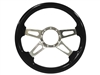 Auto Pro USA , Volante , S9 , Sport , Black , wood , Steering Wheel , GM , MOPAR , FORD , Corvette , Mustang , Charger , Challenger , Camaro , El camino , Impala , bel air , nova , chevy II , oldsmobile , firebird , bronco , vw , volkswagen ,