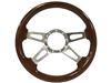 Auto Pro USA , Volante , S9 , Sport , Brown , wood , Steering Wheel , GM , MOPAR , FORD , Corvette , Mustang , Charger , Challenger , Camaro , El camino , Impala , bel air , nova , chevy II , oldsmobile , firebird , bronco , vw , volkswagen ,