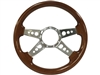 Auto Pro USA , Volante , S9 , Sport , Brown , wood , Steering Wheel , GM , MOPAR , FORD , Corvette , Mustang , Charger , Challenger , Camaro , El camino , Impala , bel air , nova , chevy II , oldsmobile , firebird , bronco , vw , volkswagen ,