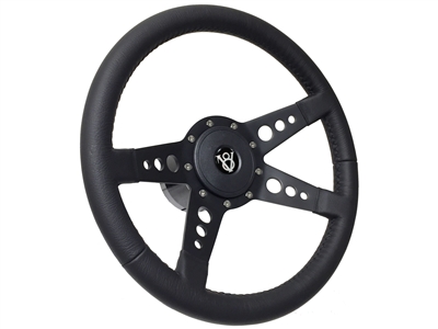 Hot Rod V8 Steering Wheel Kit Black Edition