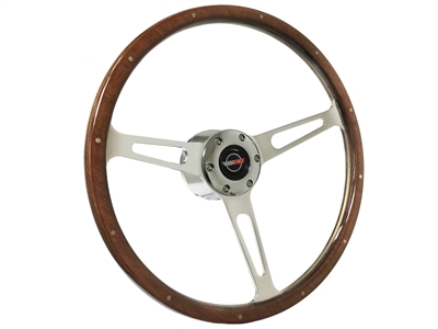 Auto Pro USA , C4 Corvette , Volante , Steering Wheel , telescopic , Wood ,  full kit  , volante ,  1984 , 1985 , 1986 , 1987 , 1988 , 1989 ,  brand new , reproduction ,