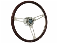 Pontiac , Steering , Wheel , Auto Pro USA , Wood , reproduction , Kit , 6 bolt , Volante , Green Arrow ,