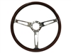 Auto Pro USA , Volante , S6 , classic , wood , slots , Steering Wheel , anodized , GM , MOPAR , FORD , Corvette , Mustang , Charger , Challenger , Camaro , El camino , Impala , bel air , nova , chevy II , oldsmobile , firebird , bronco , vw , super bee