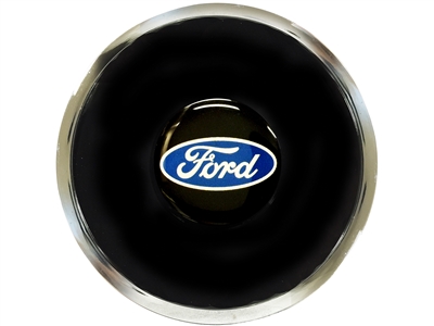 S6 Deluxe Horn Button with Ford Blue Oval Emblem