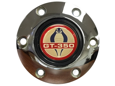 S6 Chrome Horn Button with Ford Cobra GT-350 Emblem