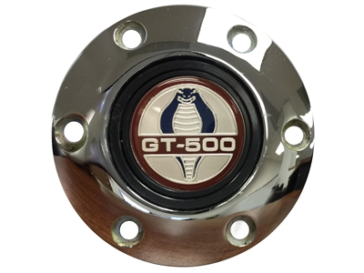 S6 Chrome Horn Button with Ford Cobra GT-500 Emblem