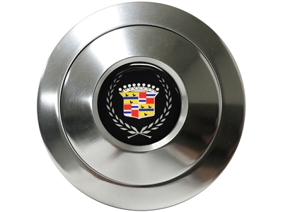 Cadillac Crest & Wreath S9 Premium Billet Horn Button
