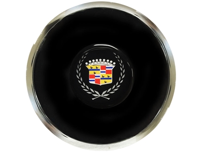 S6 Deluxe Horn Button with Cadillac Emblem