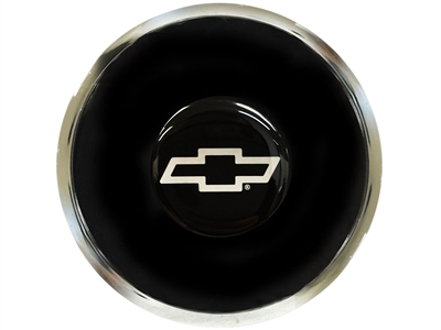 S6 Deluxe Horn Button with Silver Chevy Bow Tie Emblem