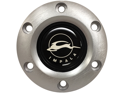 S6 Brushed Horn Button with Impala Emblem