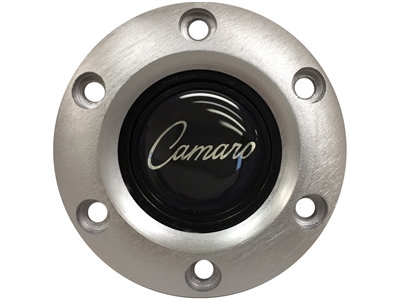 S6 Brushed Horn Button with 1968-69 Camaro Emblem