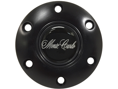 S6 Black Horn Button with Monte Carlo Emblem