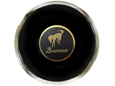 Auto Pro USA , Volante , Ford , Bronco , Deluxe , Chrome , Brushed , Black , Horn Button , 6 Bolt , volante  , 3d , foil , emblem , gold ,