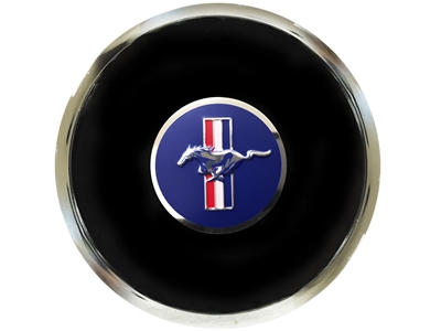 Auto Pro USA , Volante , Ford , Mustang , Running Pony , Blue , Horn Button , 6 Bolt , after market , deluxe