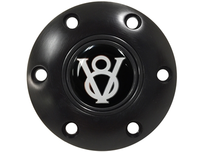 V8 , Hot Rod , Horn Button , S6, Black , 6 Bolt , LimeWorks , Hot Rod , Volante ,