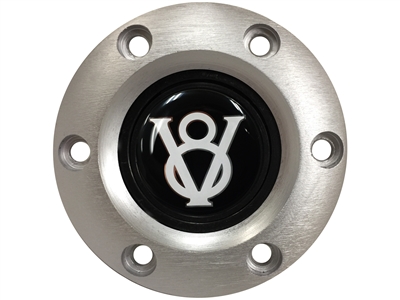 V8 , Hot Rod , Horn Button , S6, Brushed , 6 Bolt , LimeWorks , Hot Rod , Volante ,