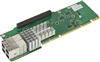 Supermicro AOC-2UR6N4-I4XT 2U Ultra 4-port 10G RJ45, 1x PCI-E 3.0 x16, 4 NVME ports, In