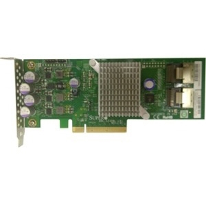 Supermicro IO Card AOC-S2308L-L8E SAS2HBA 122HD PCI Express Gen3x8 Low Profile Retail