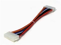 Supermicro CBL-0059L 9in 20p (M) to 20p (F) Power Ext. Cable