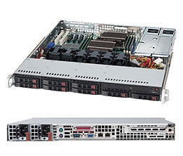 Supermicro 1U SuperChassis CSE-113TQ-R500CB 8 Hot-swap 2.5'' SAS/SATA HDD trays Full height Full Length expansion 80PLUS Platinum Optimized for DP motherboards Full Warranty
