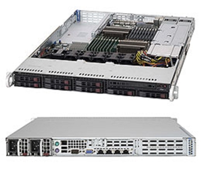 Supermicro 1U SuperChassis CSE-119TQ-R700WB 8 Hot-swap 2.5'' SAS/SATA HDD trays UIO Full height Full Length Low Profile expansion 80PLUS Platinum Optimized for DP motherboards Full Warranty