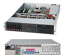 Supermicro 2U SuperChassis CSE-213LT-600LPB 8 Hot-swap 2.5'' SAS/SATA HDD trays 600W High-efficiency Power Supply with Digital Switching Control Full Warranty