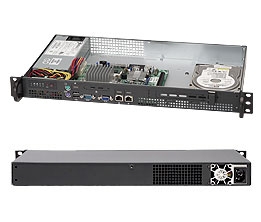Supermicro 1U SuperChassis CSE-503L-200B 8 Hot-swap 2.5'' SAS/SATA HDD trays UIO Full height Full Length Low Profile expansion 80PLUS Platinum Optimized for DP motherboards Full Warranty