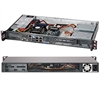 Supermicro 1U SuperChassis CSE-505-203B 8 Hot-swap 2.5'' SAS/SATA HDD trays UIO Full height Full Length Low Profile expansion 80PLUS Platinum Optimized for DP motherboards