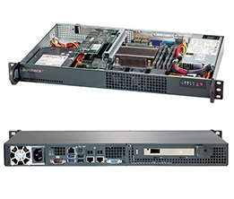 Supermicro 1U SuperChassis CSE-510-203B 8 Hot-swap 2.5'' SAS/SATA HDD trays UIO Full height Full Length Low Profile expansion 80PLUS Platinum Optimized for DP motherboards Full Warranty