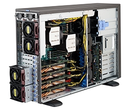 Supermicro 1U SuperChassis CSE-747BTQ-R1K62B 8 Hot-swap 2.5'' SAS/SATA HDD trays UIO Full height Full Length Low Profile expansion 80PLUS Platinum Optimized for DP motherboards Full Warranty