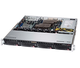Supermicro 1U SuperChassis CSE-813MFTQ-441CB
 8 Hot-swap 2.5'' SAS/SATA HDD trays UIO Full height Full Length Low Profile expansion 80PLUS Platinum Optimized for DP motherboards Full Warranty