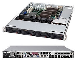 Supermicro 1U SuperChassis CSE-815TQ-563CB
 8 Hot-swap 2.5'' SAS/SATA HDD trays UIO Full height Full Length Low Profile expansion 80PLUS Platinum Optimized for DP motherboards Full Warranty