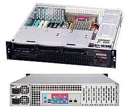 Supermicro 1U SuperChassis CSE-825MTQ-R700LPB
 8 Hot-swap 2.5'' SAS/SATA HDD trays UIO Full height Full Length Low Profile expansion 80PLUS Platinum Optimized for DP motherboards Full Warranty