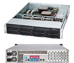 Supermicro 1U SuperChassis CSE-825TQ-R740LPB
 8 Hot-swap 2.5'' SAS/SATA HDD trays UIO Full height Full Length Low Profile expansion 80PLUS Platinum Optimized for DP motherboards Full Warranty