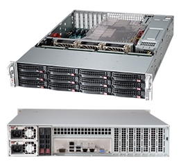 Supermicro 1U SuperChassis CSE-826BA-R1K28LPB
 8 Hot-swap 2.5'' SAS/SATA HDD trays UIO Full height Full Length Low Profile expansion 80PLUS Platinum Optimized for DP motherboards Full Warranty