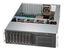 Supermicro 3U SuperChassis CSE-835XTQ-R982B 8 Hot-swap 3.5'' SAS/SATA drive bays 2x5.25" Drive Bays 11 expansion Redundant 80 PLUS Platinum Power Supply Full SES2 Support is only available on SAS motherboard Full Warranty