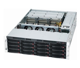 Supermicro 3U SuperChassis CSE-837E16-RJBOD1 supports 28 Hot-swap 3.5'' HDD bays SAS2 expander Cascade up to 240 SAS HDDs Redundant 80 PLUS Platinum Power Supply Full Warranty