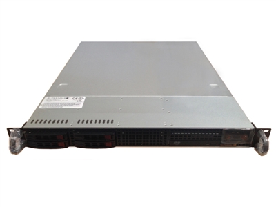 Supermicro SYS-1026T-T 1U server with total 8 Cores Intel Xeon processors/24GB DDR3 ECC/REG Memories/ 2 x 500GB sata3 7200RPM hard drives with raid 1/mirror /Slim DVD ROM -- 3 years warrranty