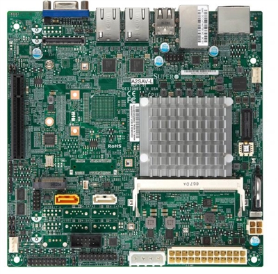 Supermicro MBD-A2SAV-2C-L Embedded Apollo Lake-I mITX,7 Year,Dual 1GbE,M.2, Motherboard