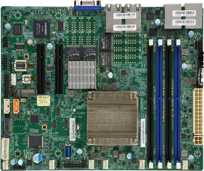 Supermicro A2SDV-16C-TLN5F Motherboard Flex ATX, Single Socket FCBGA1310, Intel Atom Processor C3958, System on Chip, 16-Core Denverton, Quad 10GbE LAN, Intel Quick Assist Technology, IPMI, CPU TDP support 31W, Up to 256GB Registered ECC DDR4-2400MHz