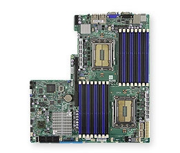 Supermicro A+ H8DGU AMD Motherboard Proprietary Form Factor Dual Opteron 6000 series 1944-pin Socket G34 up to 512GB DDR3 RAMS Dual-port GbE Lan 6 SATA2 ports via SP5100 RAID 0,1,10 Integrated Graphics Full Warranty