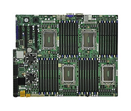 Supermicro A+ H8QG6-F AMD Motherboard Quad Opteron 6000 series 1944-pin Socket G34 up to 1TB DDR3 RAMS Dual-port GbE controller 6 SATA2 ports via SP5100 RAID 0,1,10  LSI 2008 8 ports SAS controller RAID 0,1,10 RAID 5 optional IPMI 2.0 Full Warranty
