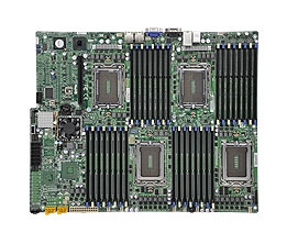 Supermicro A+ H8QGi+-F Motherboard 4-Way Opteron 6000 Socket G34 12-Core DDR3 SATA2 RAID IPMI GbE PCIe SWTX MBD-H8QGI+-F